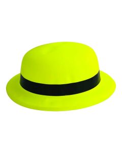 BOMBIN FLUO CON CINTA NEGRA