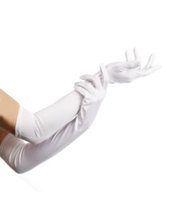 GUANTES DE DAMA BLANCOS