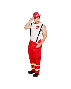 DISFRAZ BOMBERO ADULTO