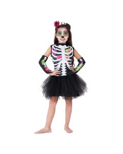 DISFRAZ CALAVERA NIÑA
