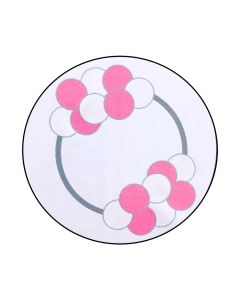KIT ARO DE GLOBOS ROSA Y BLANCO