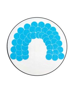 KIT ARCO GLOBOS PARA MESA CELESTE