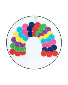 KIT ARCO GLOBOS PARA MESA MULTICOLOR