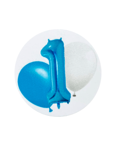 KIT COLUMNA DE GLOBOS 1° AÑO CELESTE