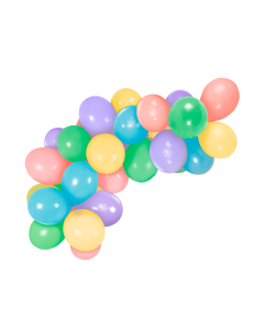GUIRNALDA GLOBOS PASTEL