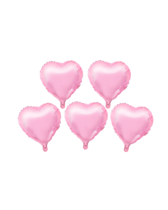 GLOBO METALIZADO CORAZONES ROSA