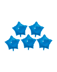 GLOBO METALIZADO ESTRELLA AZULES