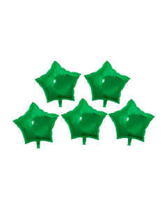 GLOBO METALIZADO ESTRELLA VERDE