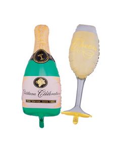 SET BOTELLA Y COPA CHAMPAGNE