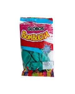GLOBO BOMBUCHA PERLADO VERDE 9 X 50 CM.
