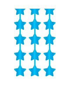 CORTINA METALIZADA ESTRELLA CELESTE