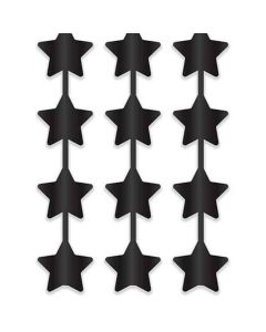CORTINA METALIZADA ESTRELLA NEGRA