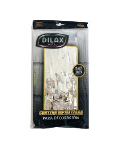 CORTINA METALICA PLATA