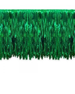 CORTINA METALIZADA VERDE