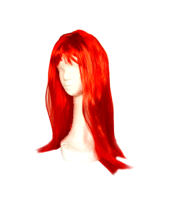 PELUCA LARGA ROJO