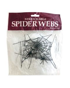 TELARAÑA BLANCA CON 2 ARAÑAS