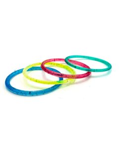 PULSERA CON BRILLO X 12 UNI.