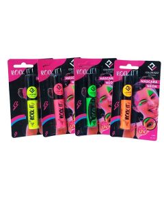 MASCARA PARA PESTAÑAS VERDE FLUO