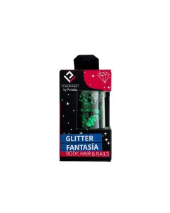 GLITTER ESCAMAS METAL VERDE