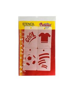 STENCIL QUILLAJE FUTBOL