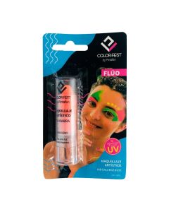 MAQUILLAJE FLUO NARANJA