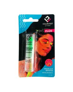 MAQUILLAJE FLUO VERDE