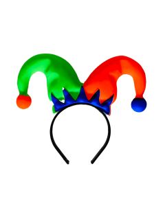 VINCHA BUFÓN FLUO