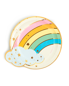 PLATO ARCO IRIS X 10 UNI.
