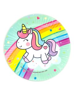 PLATO UNICORNIO ARCO IRIS 