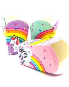 CAJA POCHOCLERA UNICORNIO ARCO IRIS