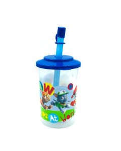 VASO TAPA SORBETA PAW PATROL