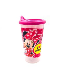 VASO CON TAPA CAFE MINNIE