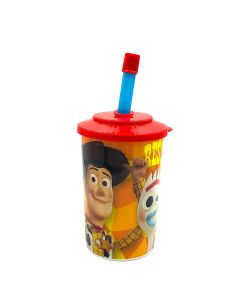 VASO TAPA CON TAPA Y SORBETE TOY STORY