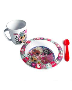 SET BOWL CON TAZA Y CUCHARA LOL