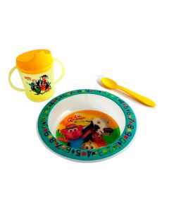 SET BOWL +VASO + CUCHARA GRANJA DE ZENON