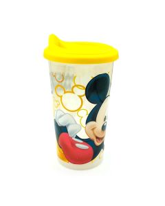 VASO C/TAPA CAFE MICKEY