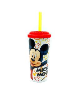 VASO ALTO C/TAPA MICKEY