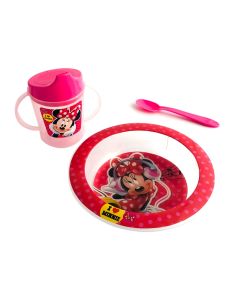 SET BOWL + VASO + CUCHARA MINNIE