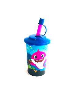 VASO TAPA SORBETE BABY SHARK