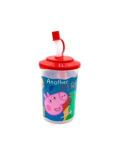 VASO TAPA SORBETE PEPPA PIG