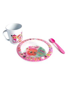 SET BOWL CON TAZA Y CUCHARA CRY BABIES