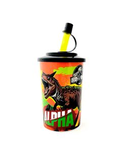 VASO TAPA SORBETE JURASSIC