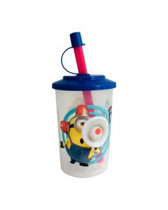 VASO TAPA SORBETE MINIONS
