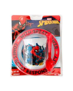 SET BOWL CEREALERO, TAZA Y CUCHARA SPIDERMAN