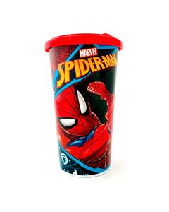 VASO TAPA CAFE SPIDERMAN