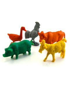 ANIMALES GRANJA X 12 UNI.