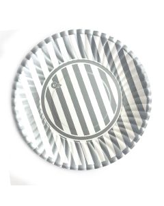 PLATO PLATA CHICO X 8 U.