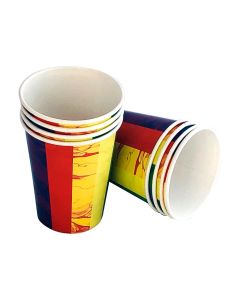 VASO POLIPAPEL MULTICOLOR X 8 UNI