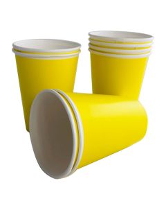 VASO 8 OZ AMARILLO X 8 UNI