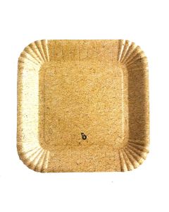 PLATO CUADRADO GRANDE KRAFT X 8 UNI